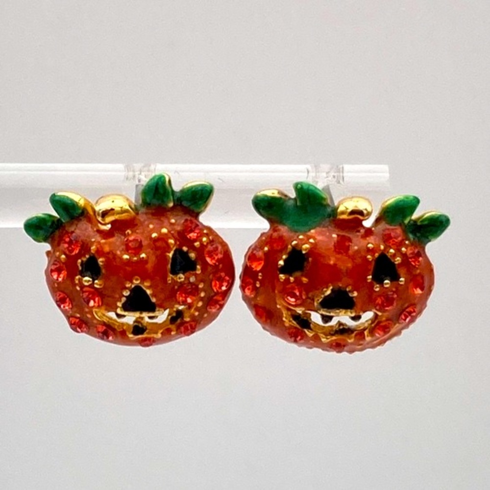 Kirks Folly Jack-o’-lantern Earrings